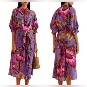 FARM Rio Purple Floral Midi Dress | Order by Jan 29